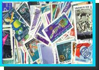 50 verschiedene Briefmarken WELTALL/KOSMOS