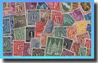 50 verschiedene Briefmarken BESATZUNGSZONEN (Deutschland 1945-48)