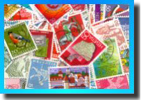 50 verschiedene Briefmarken SCHWEIZ