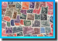 25 verschiedene Briefmarken von BÖHMEN & MÄHREN
