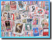 333 different stamps WORLDWIDE