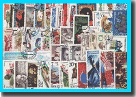 100 different stamps RUSSIA/USSR