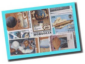 100 timbres différents BALLONS et ZEPPELINS